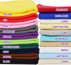 20PCS Knitted Polar Fleece Fabric 20”x40” for Sewing & Crafts