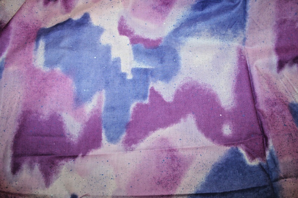 PAINTED DESERT IN PINK, BLUE, WHITE AND PURPLE – 100% COTTON FABRIC –
