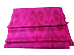 PURE UZBEK IKAT SHOI SILK FABRIC-FINE & DELICATE-100% SILK – TOP QUALITY FABRIC