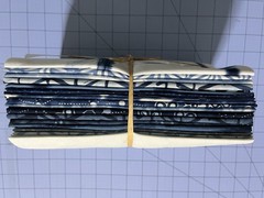 INDIGO BATIKS 1/2yard bundles~20 pieces by BOUNDLESS FABRICS~PLEASE READ INFO