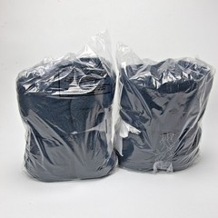 Black Sherpa Fabric Pre Cut 1.5 Yards Lot 2