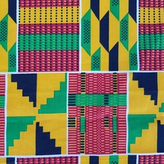 Quilters Cotton Fat Quarter 50x55cm Aztec Multicoloured Geometric Print Fabric