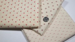 Pink Mauve Tiny Plaid Check Vintage Primitive Calico Quilt Doll Fabric Lot 4 yds