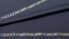 Navy Blue Super 150s Wool Blend Fabric Suiting Thobe Dishdasha 3.50m x 1.50m