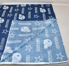 Dallas Cowboys ~ Large Logo Pattern NFL Cotton Fabric 1/4 Yard 9” X 56” New