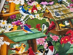 Birds On Tree Branch Design Fabrics Vanderdasson Cheri Strole Maywood YOU CHOOSE