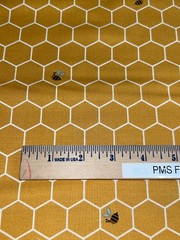 MODA Blossoms and Blooms 100% cotton fabric yard 36×44 bee honeycomb 39057 18