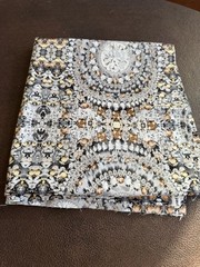BENARTEX KANVAS FABRIC Bejeweled By Marie Kalinoski Gorgeous Diamonds 1 Yard