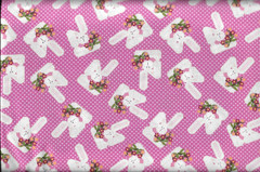 100% cotton Easter fabric ” Garden Bunnies” by Benartex Fabrics