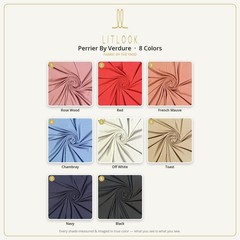 Perrier By Verdure Fabric by the Yard — 4-Way Stretch, 8 Colors