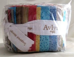 New Avlyn “Batiks” Inspired Designs Jelly Roll 40pcs 2 1/2″ x 44″