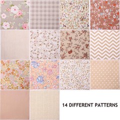 Hanjunzhao 42Pcs 10″ Layer Cake Fabric – layer cake fabric squares, Coffee