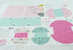 Riley Blake Barbie Fabric Panel Barbie™ World Barbie Bag Panel Cotton Fabric