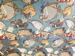 Tapestry Remnant Piece Lg Tropical Fish Sea Ocean Aquatic Nautical Decor 36×56