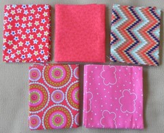 25 Fat Quarters, Assorted Patterns in Bright Colors, 18″x21″ Cotton Fabric