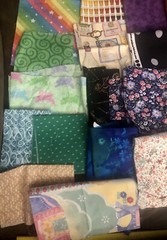 Stash Builder Novelty Florals Batik 20 Different Remnants Pieces READ for Sizes