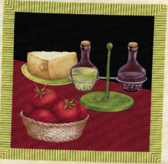 45″ 100% cotton panel “Al Dente” by Wilmington Fabrics