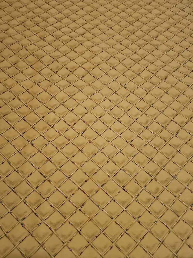 Robert Allen Upholstery Fabric Bamboo Lattice Design Print Over 2 Yard Piece
