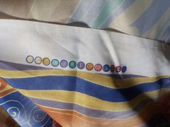 6 Yards 64 In Fabric Kravet Contract Swirl Abstract Multi Color Orange Blue Gold