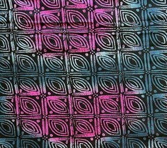 African Print Fabric/ Ankara – Pink, Gray ‘Serengeti at Dusk’, YARD or WHOLESALE