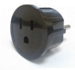 USA/Asia/Australia to Europe, Germany, France, Russia Plug Adapter – 2 Pack -…