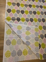 2013 SOLARIUM Richloom Retro Multicolor Leaf Design Screen Print Fabric 4 Yards