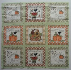 Cotton Fabric Group B – Top Square Harvest Thyme 1 Piece 12 1/4″ L x 12 1/4″ W