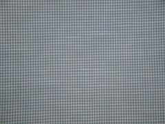 Diamond Textiles Light Blue Chambray Small Check Cotton Homespun Sewing Fabric