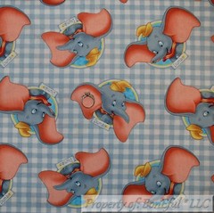 BonEful FABRIC FQ Cotton Quilt VTG Blue White Red KITE Sky Beach Boy Retro BOHO