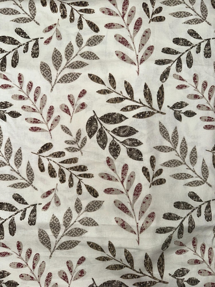 Fall Leaves Keepsake Calico Cotton Fabric by the Half Yard 18″ x 43″