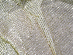 Silver Metallic Iridescent Fabric By the Yard 56″ Wide