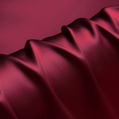 Wine Red 100% Pure Mulberry Silk Fabric by the Yard