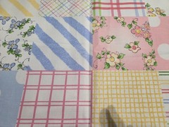 Loralie Designs Precious Patchwork Pastel Crib Quilt Fabric Panel 36″x44″