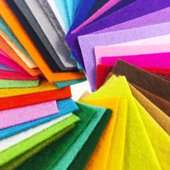High-Quality 1mm Felt Fabric Sheets – 48 Assorted Colors for Creative Projects