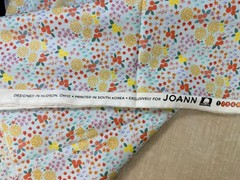 Joann Quilting Fabric Springtime Ditsy Floral On Light Blue 44 x 2 Yards