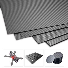 300 X 400 X 1 MM Carbon Fiber Sheets 100% 3K Twill Matte Carbon Fiber Plate