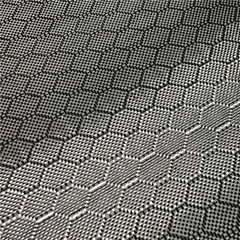 3K 100 *50/100/200/300cm Football Honeycomb Hexagonal Pattern Carbon Fiber Cloth