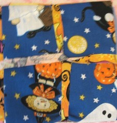 Fat Quarters FQ cotton bundle of 6 lot HALLOWEEN NOVELTY PRINTS 18X22″ pressed B