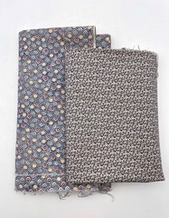 Vintage Marcus Brothers Textiles – 2 Print Bundle Blues – 1 yd + 3/4 yd