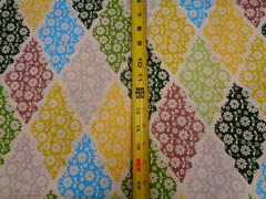 Argyle -HAPPY PLACE by Jenan Morrison for Free Spirit – 1 Yard Pre-Cut