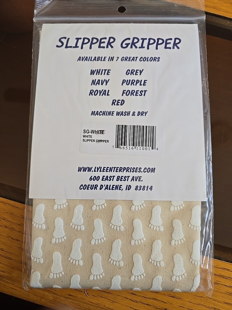 Slipper Grippers Feet Pattern 2 Pieces – 12″x 14″ Anti-Slip Fabric For Slippers