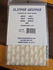 Slipper Grippers Feet Pattern 2 Pieces – 12″x 14″ Anti-Slip Fabric For Slippers