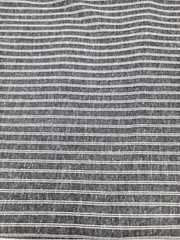 Gray & White Stripes Striped Heavy One Sided 64″x70″ Yards Pre Washed Textured