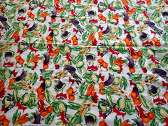 Vintage “Les Jardins” by Hoffman International Garden Vegetables Cotton Fabric