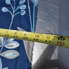Richloom Outdoor Upholstery Fabric Coastal Blue Tropical Floral 46″ X 94″