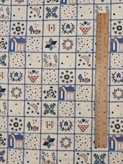 Small Prints Cotton Fabric Floral Vintage New Slow Stitch Quilt Crafts – 4 oz.