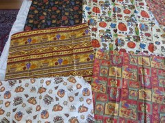 4851. 2 lbs. 4 oz. ASSORTED FALL/AUTUMN Cotton & Cotton Blend QUILTING FABRICS