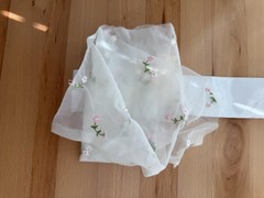 Bag Of Sheer Fabric Remnants ~ Less Than 1 Yd Pieces