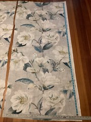 Linen Fabric 2 Each 60” x 30” – Japonica by Romo – Interiors Crafts Cushions