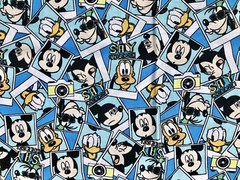 Disney Instant Photos Say Cheese Fabric Material Mickey Mouse Friends Whimsical